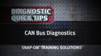 Picture of CAN Bus Diagnostics Diagnostic Quick Tips Snap on Training